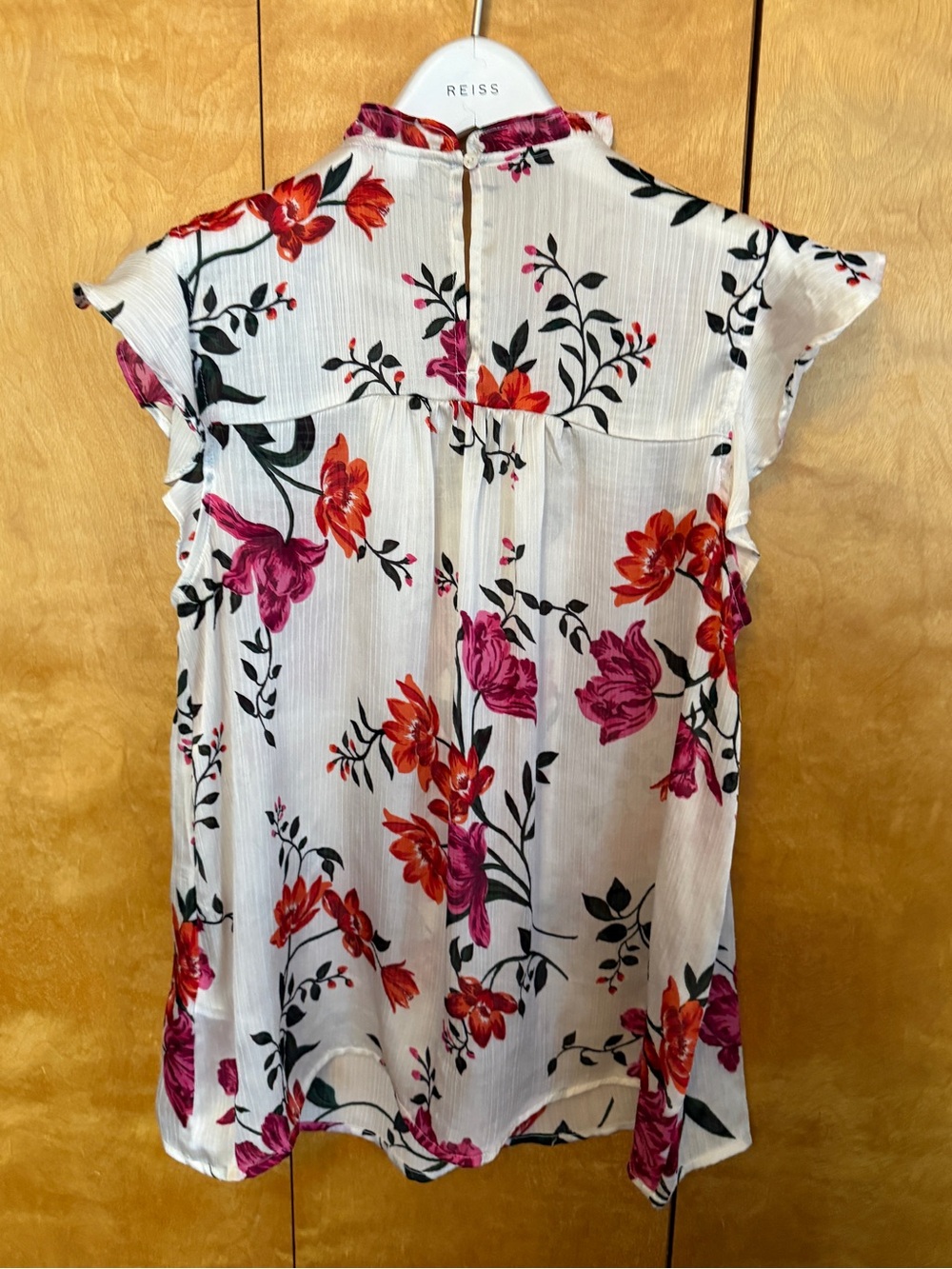 Old Navy Floral Blouse Size Large - Picture 4 of 8